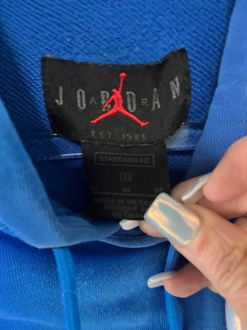 Nike Air Jordan Dri-FIT Zion Williamson Let’s Dance Graphic Hoodie Blue Men’s M